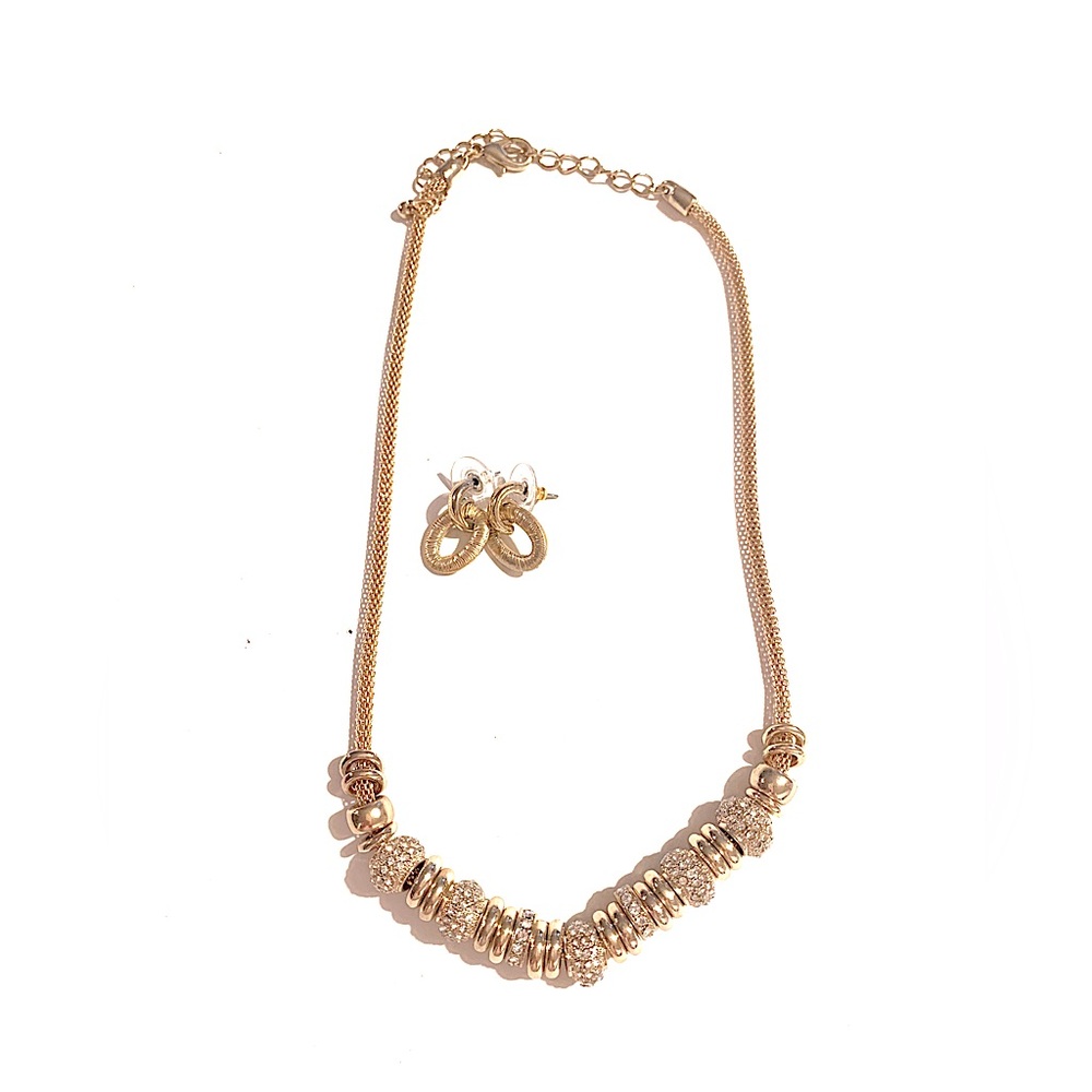 Macy's - GoldTone Necklace and Earring Set!